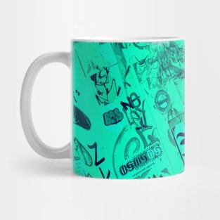 Green Street Art New York Stickers Mug